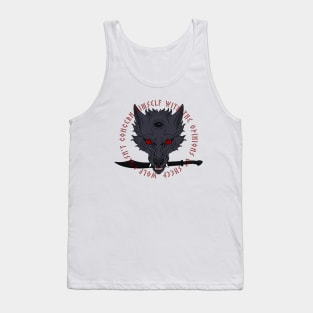 Angery wolf Tank Top